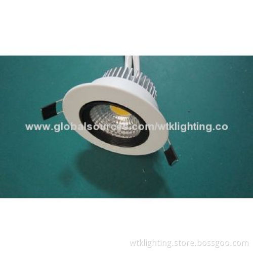 LED 3W COB Downlight, Non-dimmable or Dimmable, 110lm/W Luminous Efficacy with CE Mark